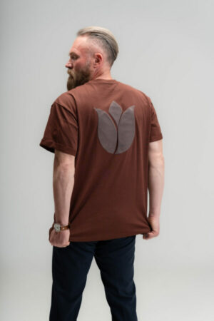 Oversized Tulip Bloom - Brown