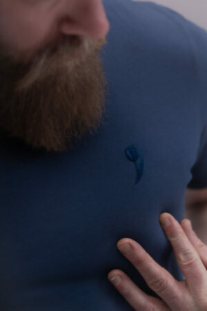 Tulip Tonal Bloom - Deep Navy